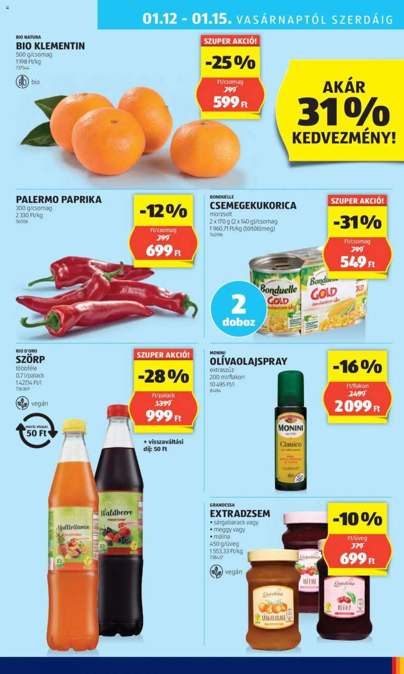 Aldi Akciós újság Aldi 33 oldal