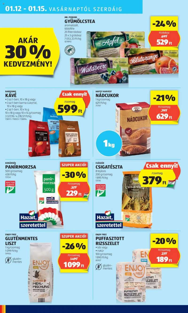 Aldi Akciós újság Aldi 34 oldal