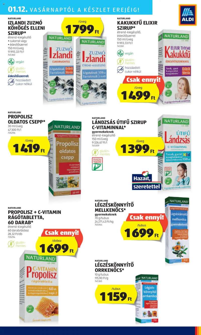 Aldi Akciós újság Aldi 47 oldal