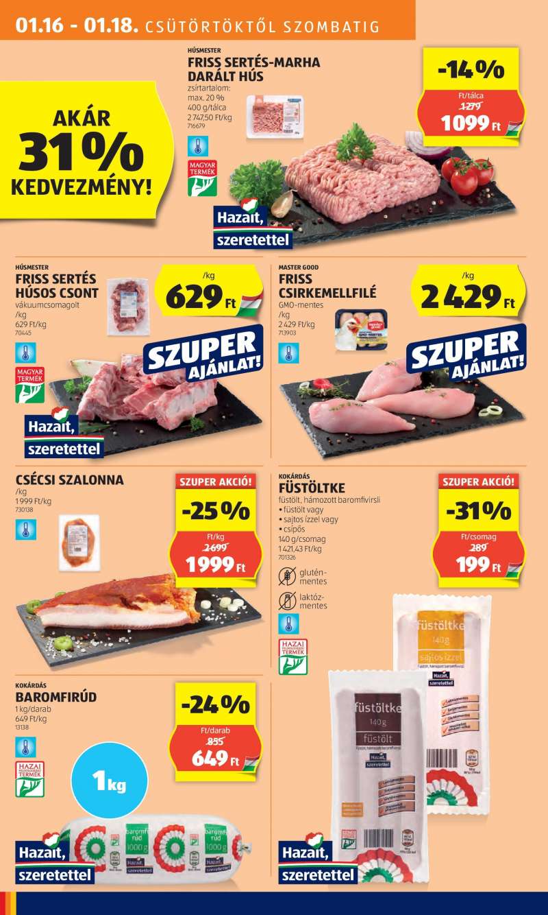 Aldi Akciós Újság 12 oldal