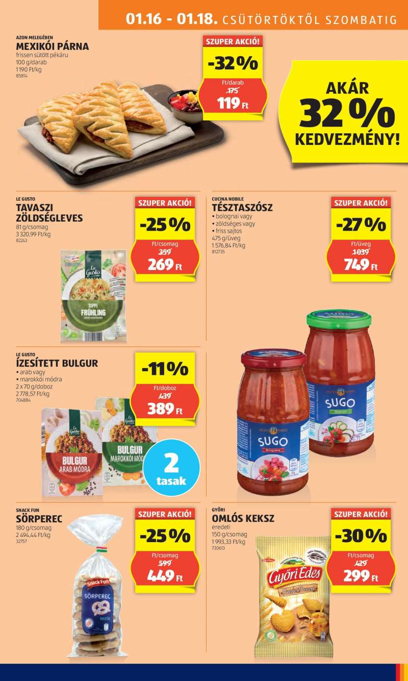 Aldi Akciós Újság 15 oldal