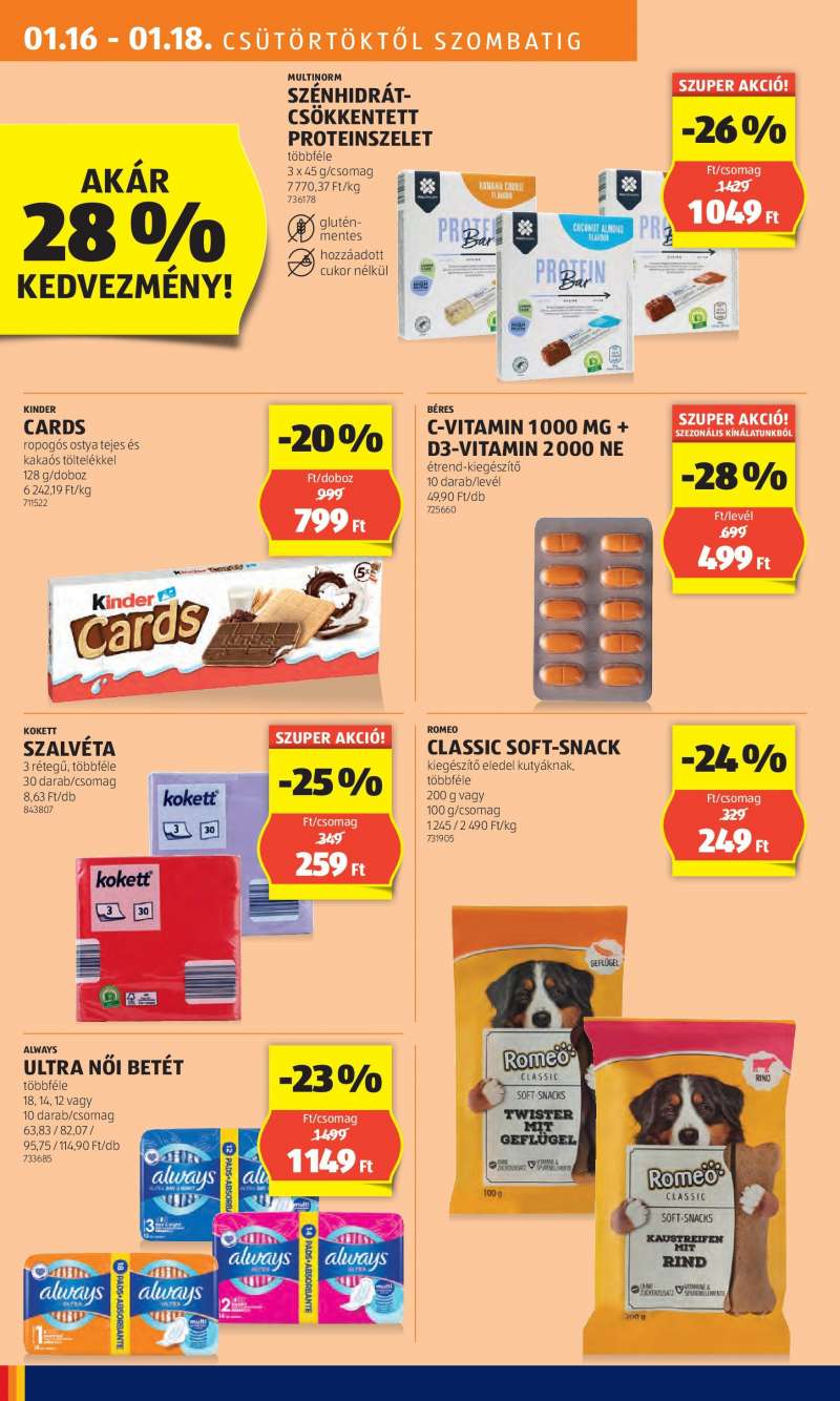 Aldi Akciós Újság 16 oldal