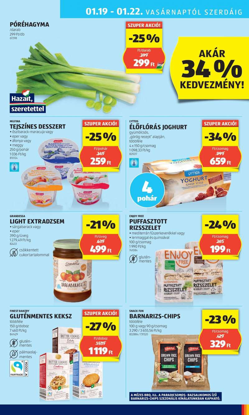 Aldi Akciós Újság 33 oldal