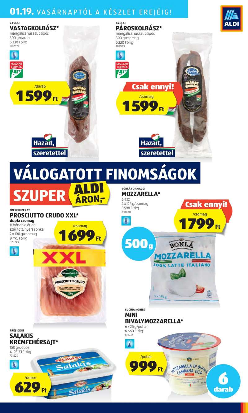 Aldi Akciós Újság 37 oldal