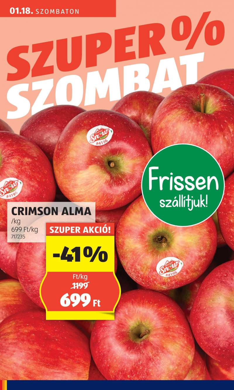 Aldi Akciós Újság 50 oldal