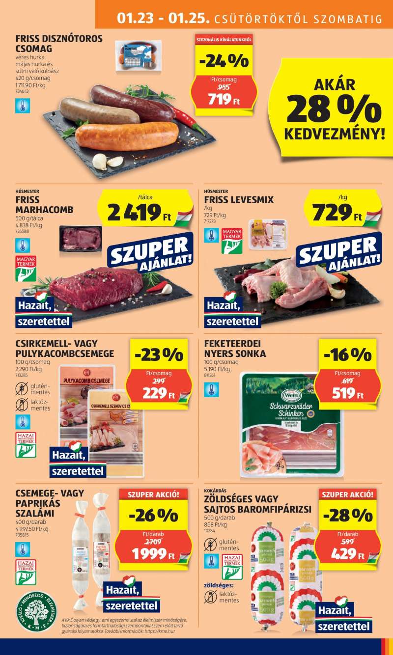 Aldi Akciós Újság 13 oldal