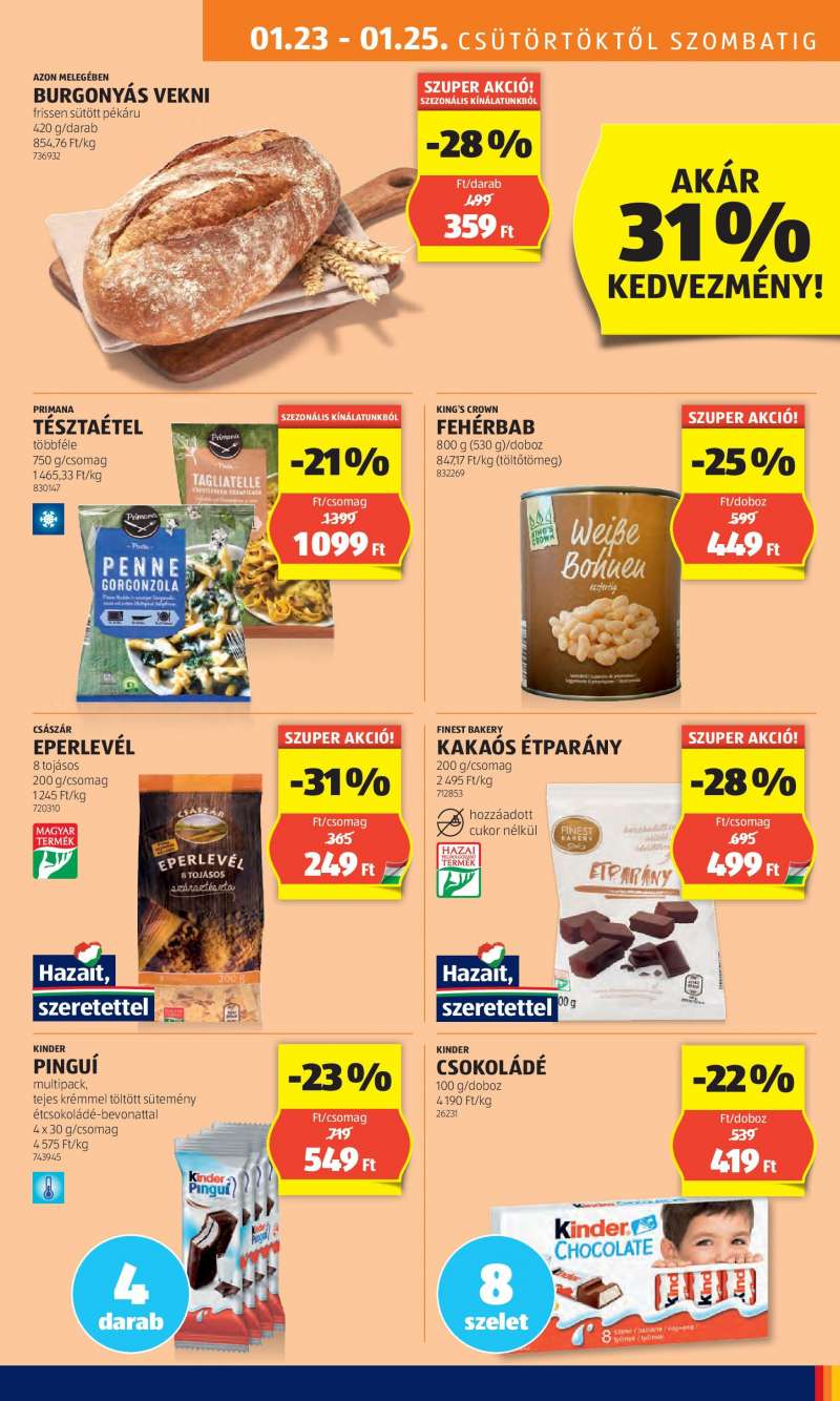 Aldi Akciós Újság 15 oldal