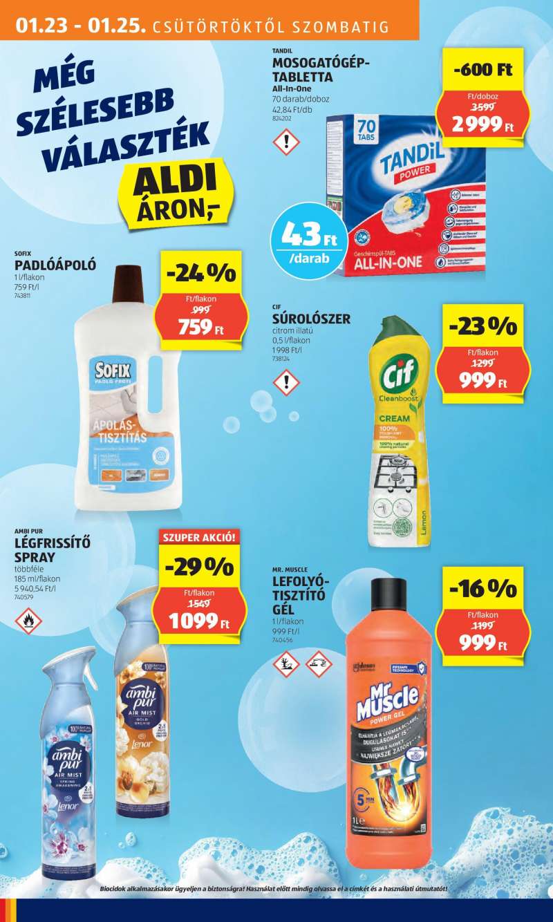 Aldi Akciós Újság 24 oldal