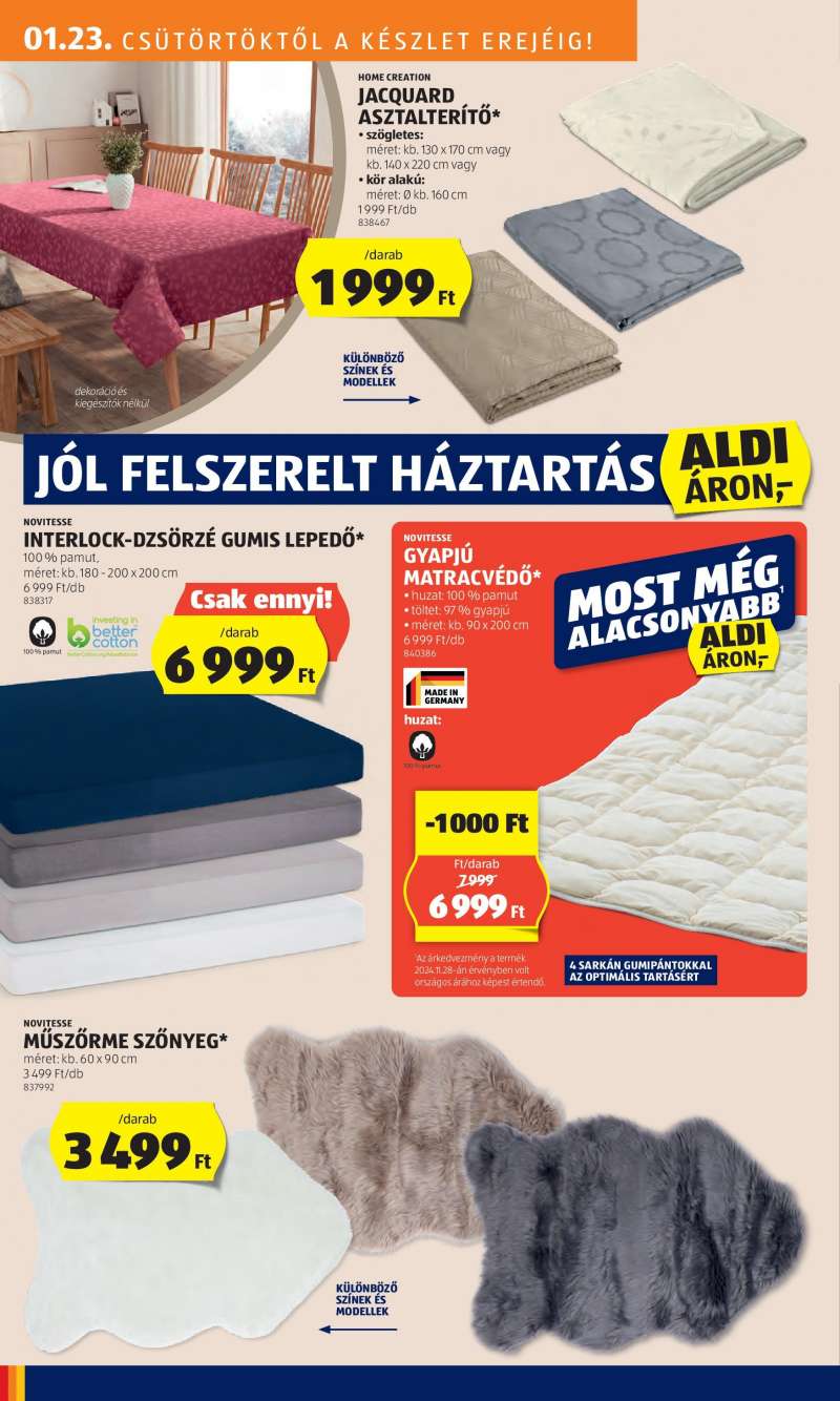 Aldi Akciós Újság 30 oldal