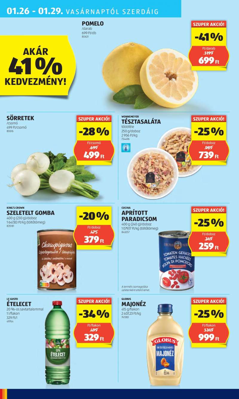 Aldi Akciós Újság 36 oldal