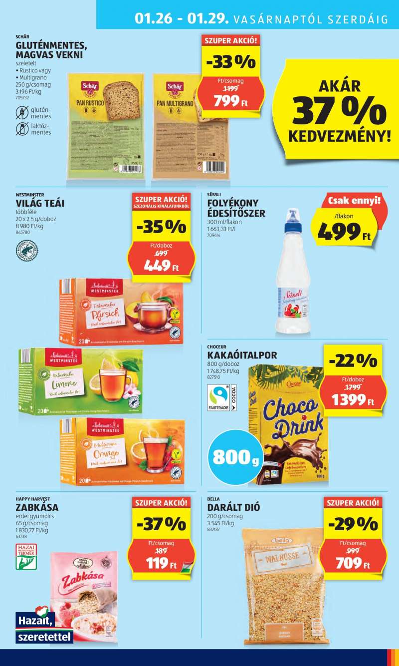 Aldi Akciós Újság 37 oldal