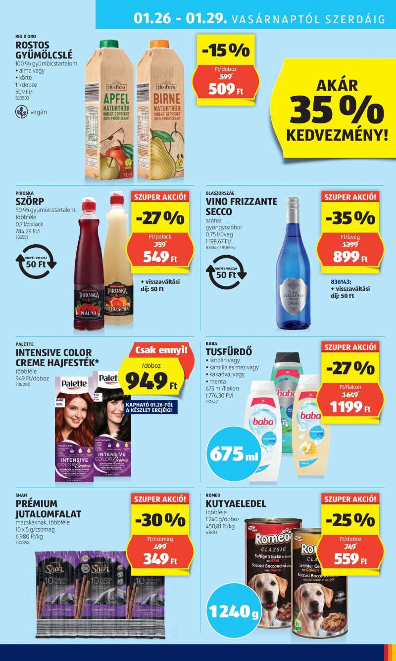 Aldi Akciós Újság 39 oldal