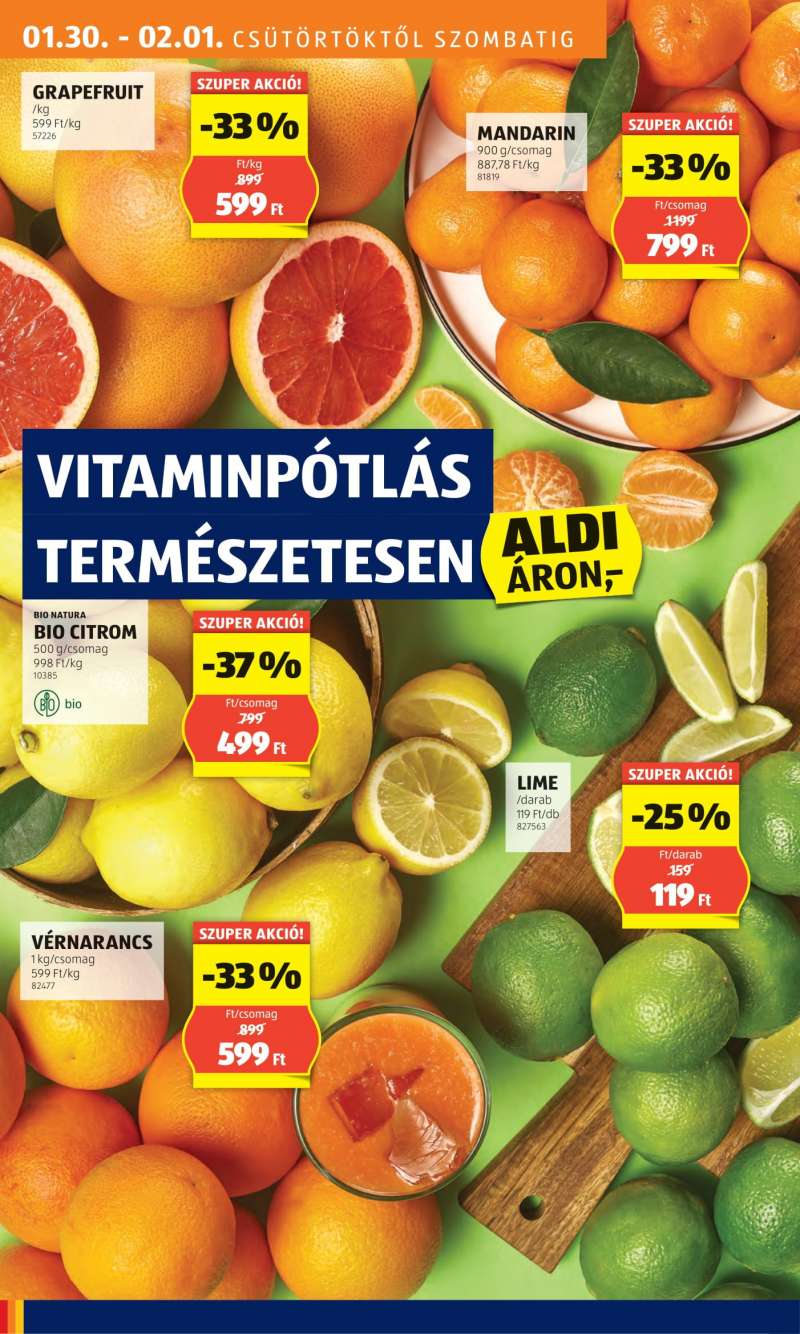 Aldi Akciós Újság 28 oldal