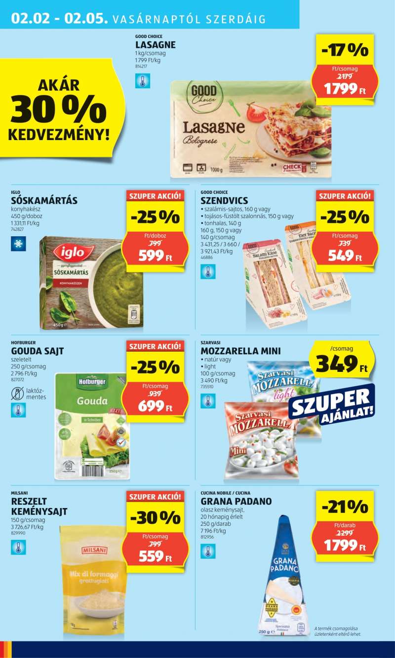 Aldi Akciós Újság 30 oldal