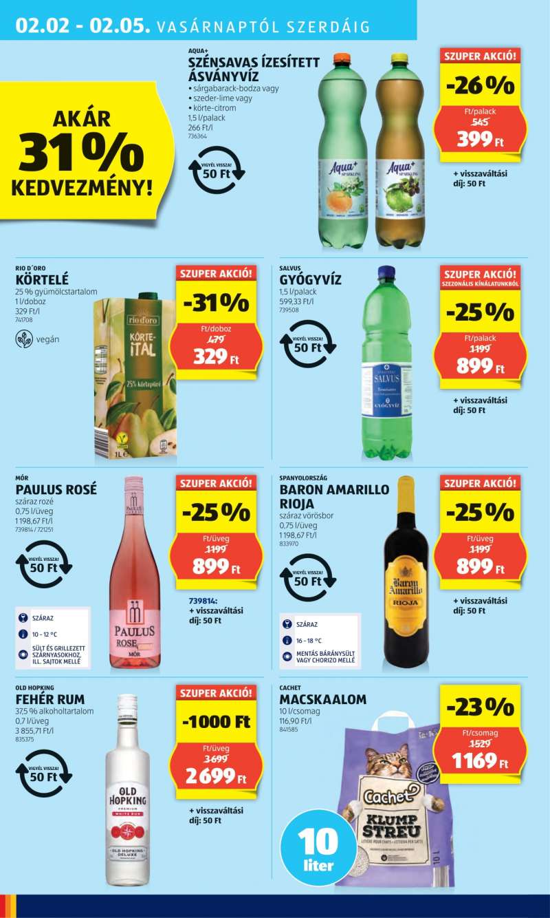 Aldi Akciós Újság 34 oldal