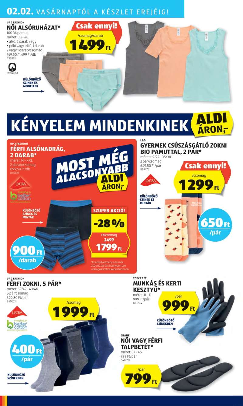 Aldi Akciós Újság 42 oldal