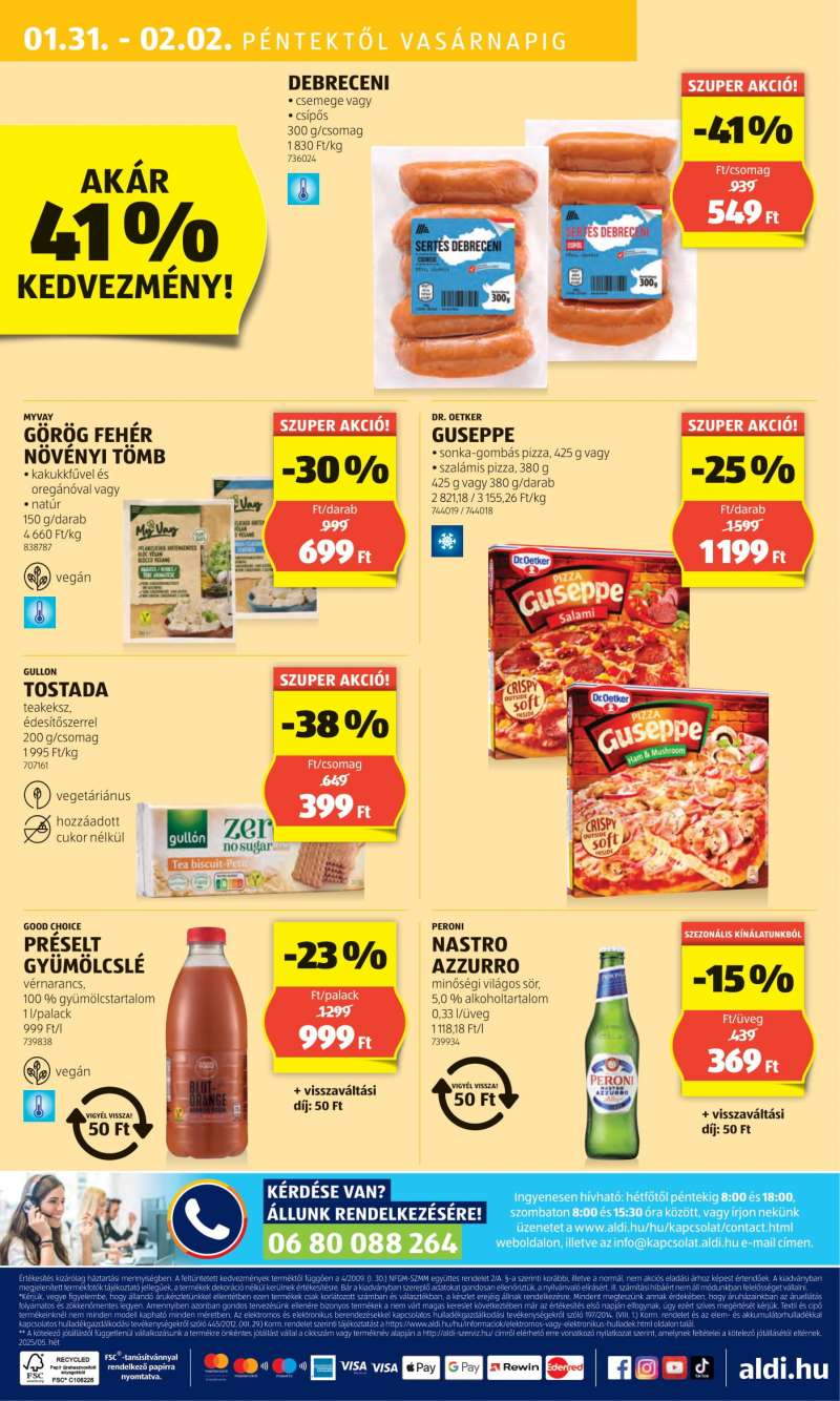 Aldi Akciós Újság 56 oldal