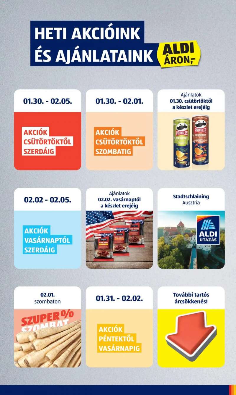 Aldi Akciós újság Aldi 3 oldal