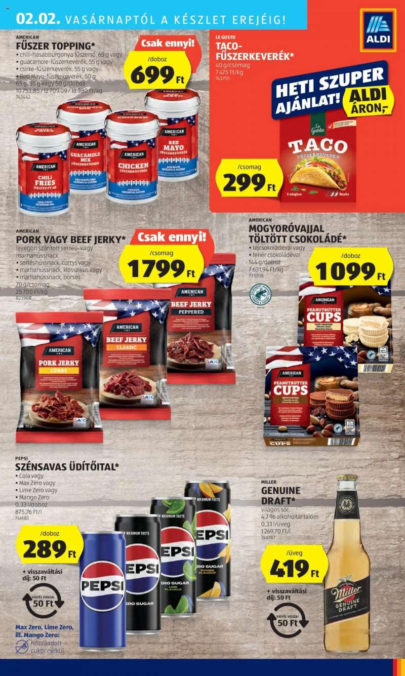 Aldi Akciós újság Aldi 39 oldal