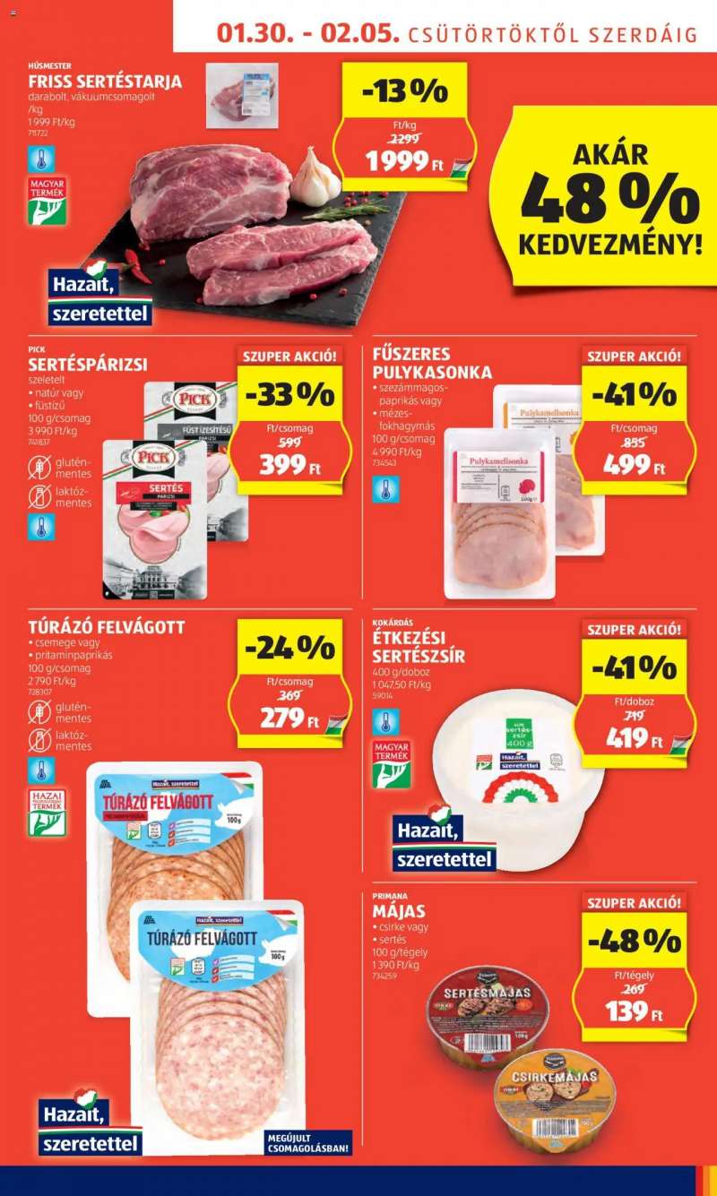 Aldi Akciós újság Aldi 5 oldal