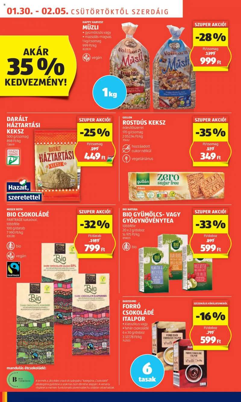 Aldi Akciós újság Aldi 8 oldal