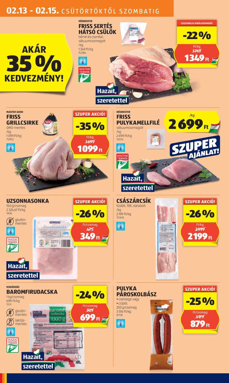 Aldi Akciós Újság 12 oldal