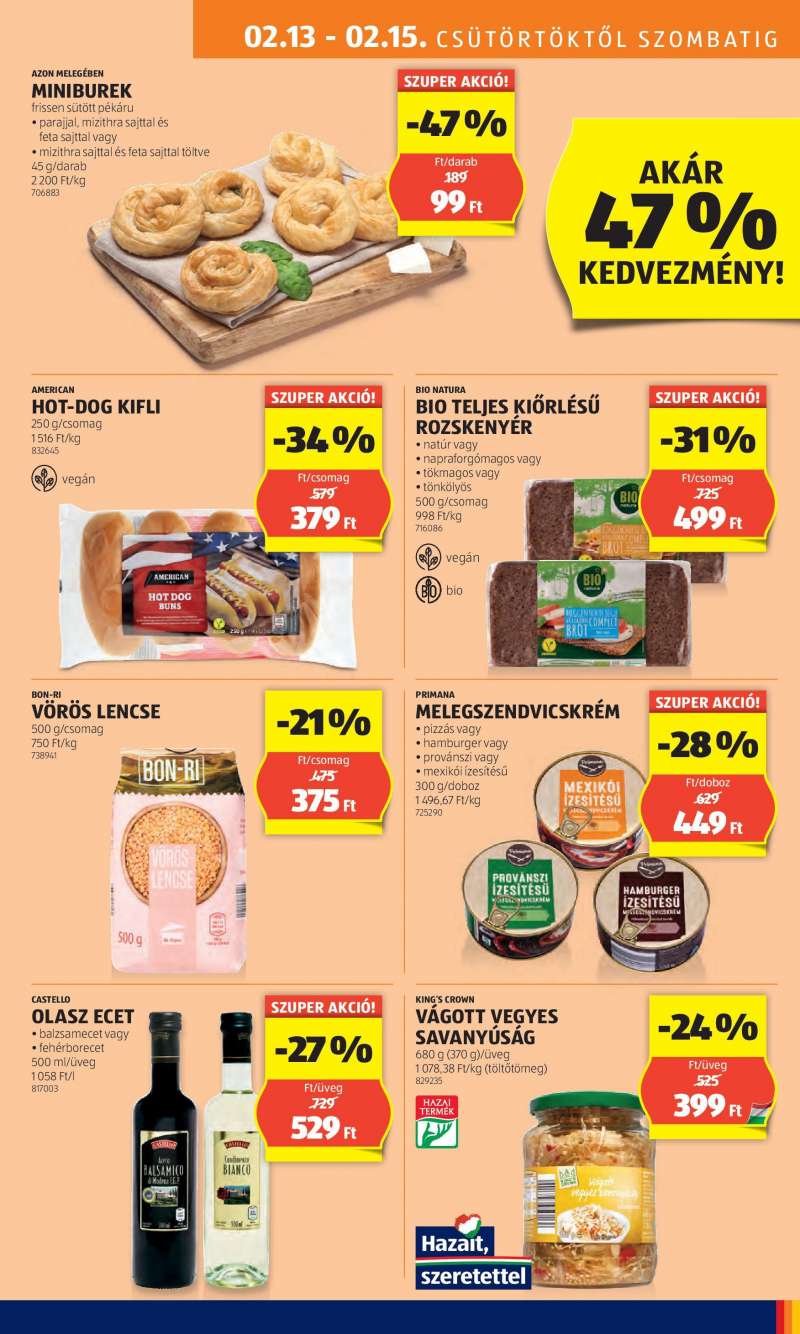 Aldi Akciós Újság 15 oldal