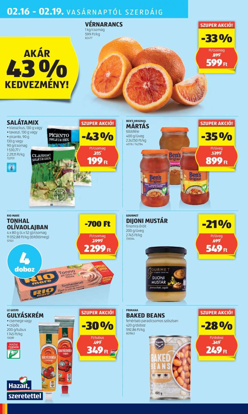 Aldi Akciós Újság 36 oldal