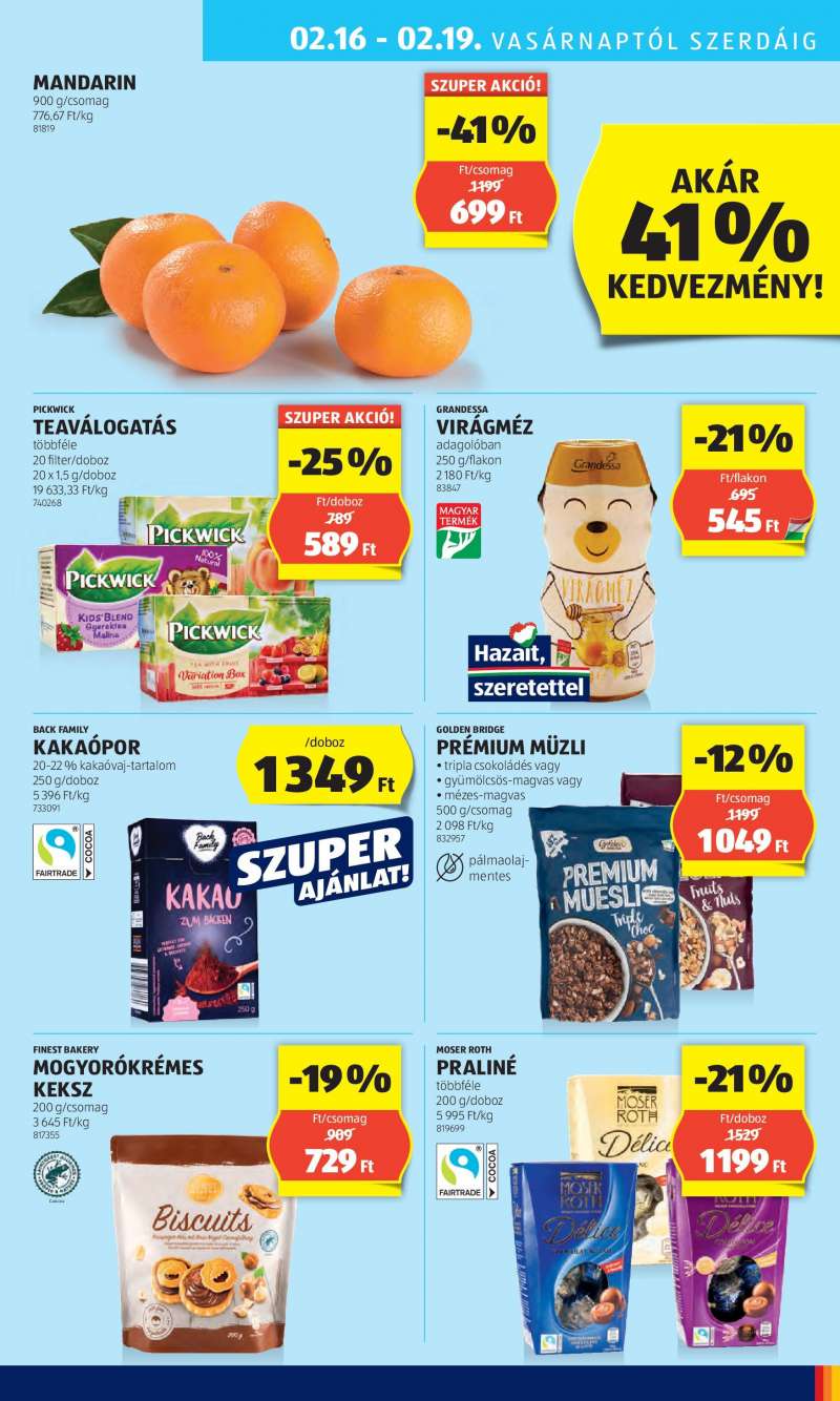 Aldi Akciós Újság 37 oldal