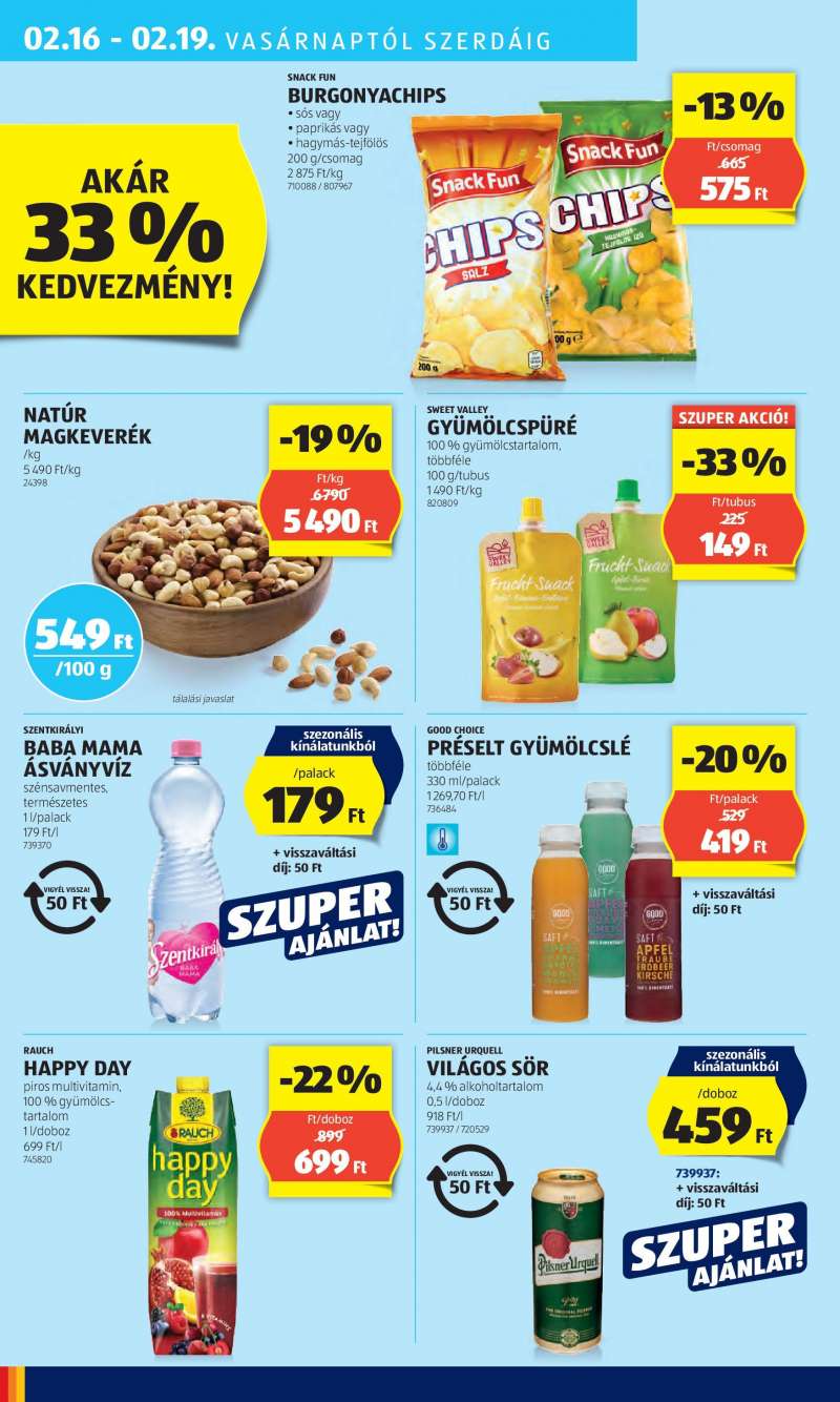 Aldi Akciós Újság 38 oldal