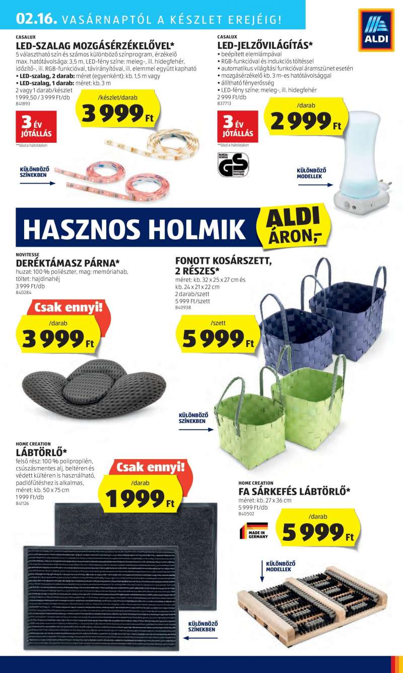 Aldi Akciós Újság 47 oldal