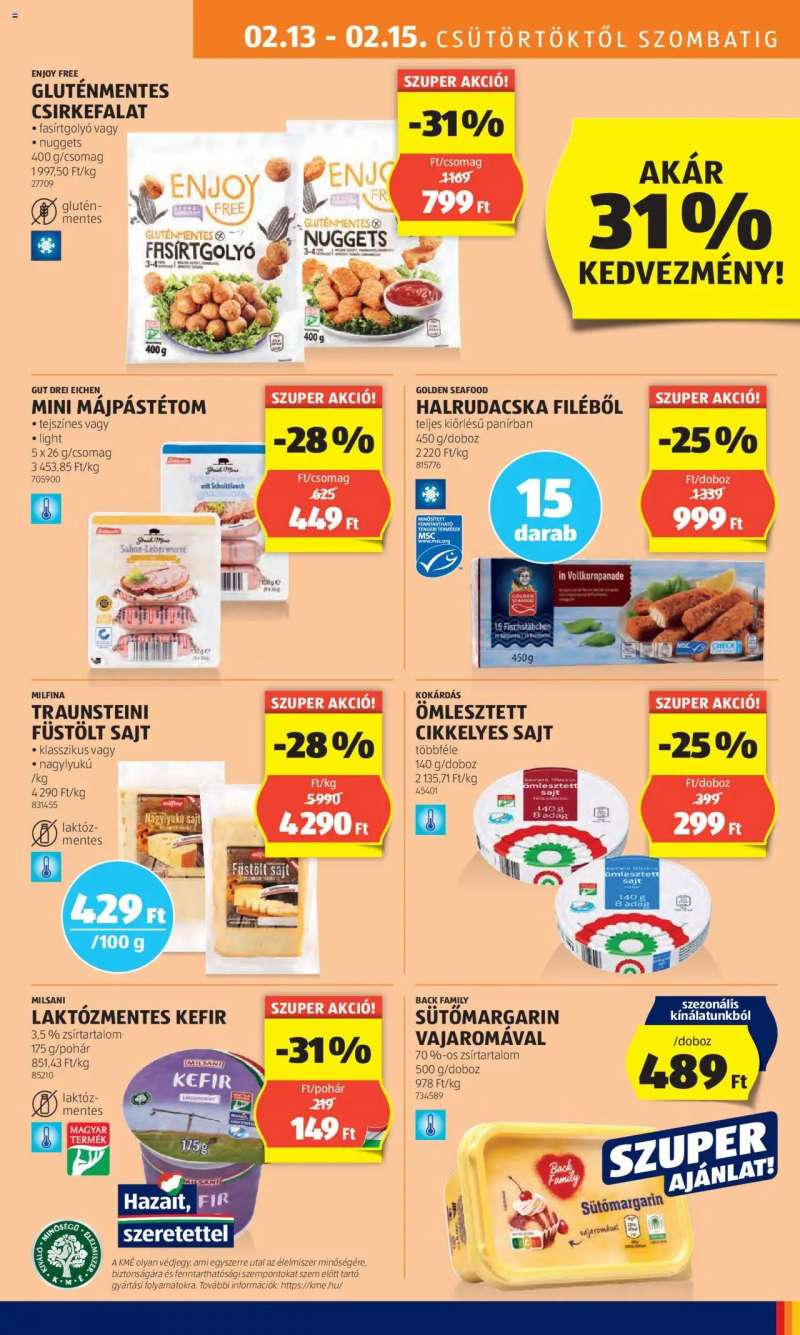 Aldi Akciós újság Aldi 13 oldal