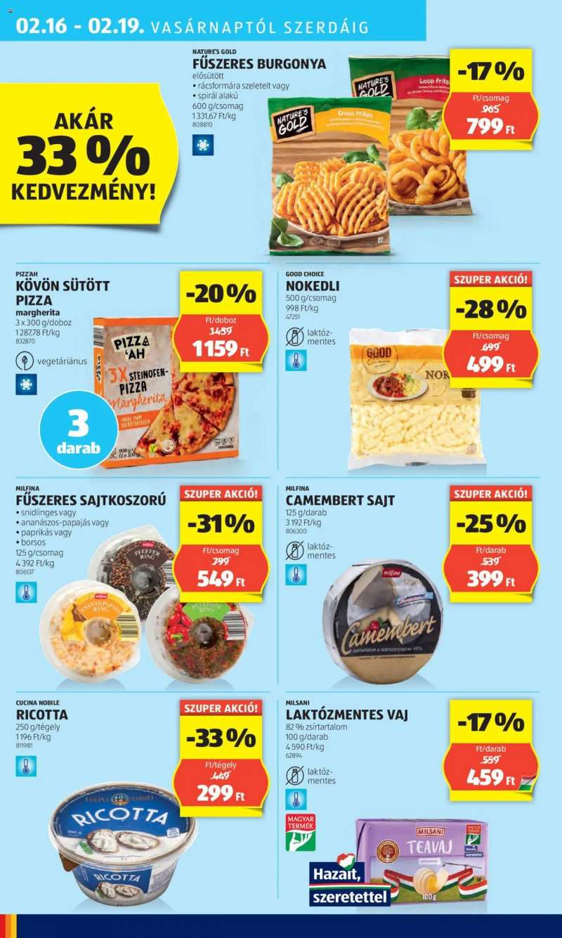 Aldi Akciós újság Aldi 34 oldal