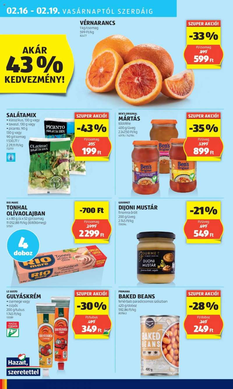 Aldi Akciós újság Aldi 36 oldal