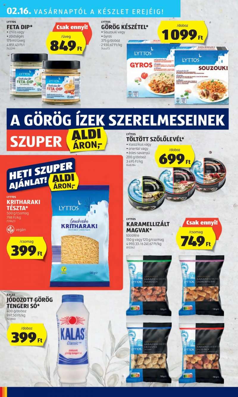 Aldi Akciós újság Aldi 46 oldal