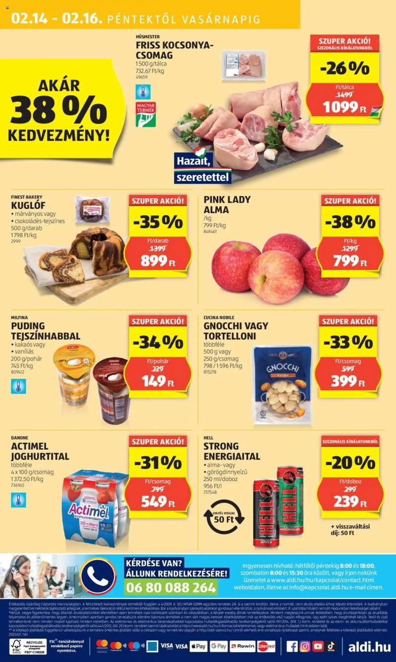 Aldi Akciós újság Aldi 54 oldal