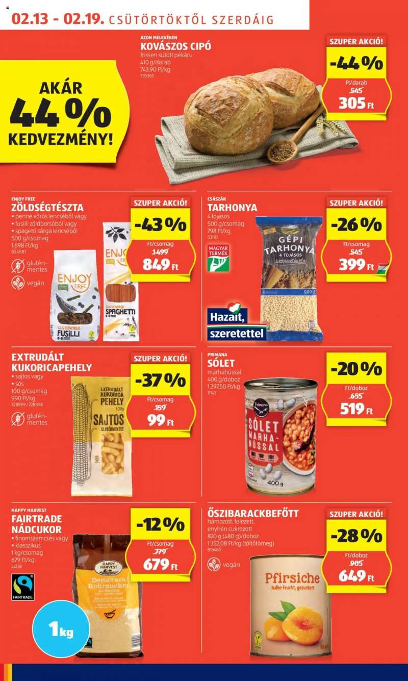 Aldi Akciós újság Aldi 6 oldal