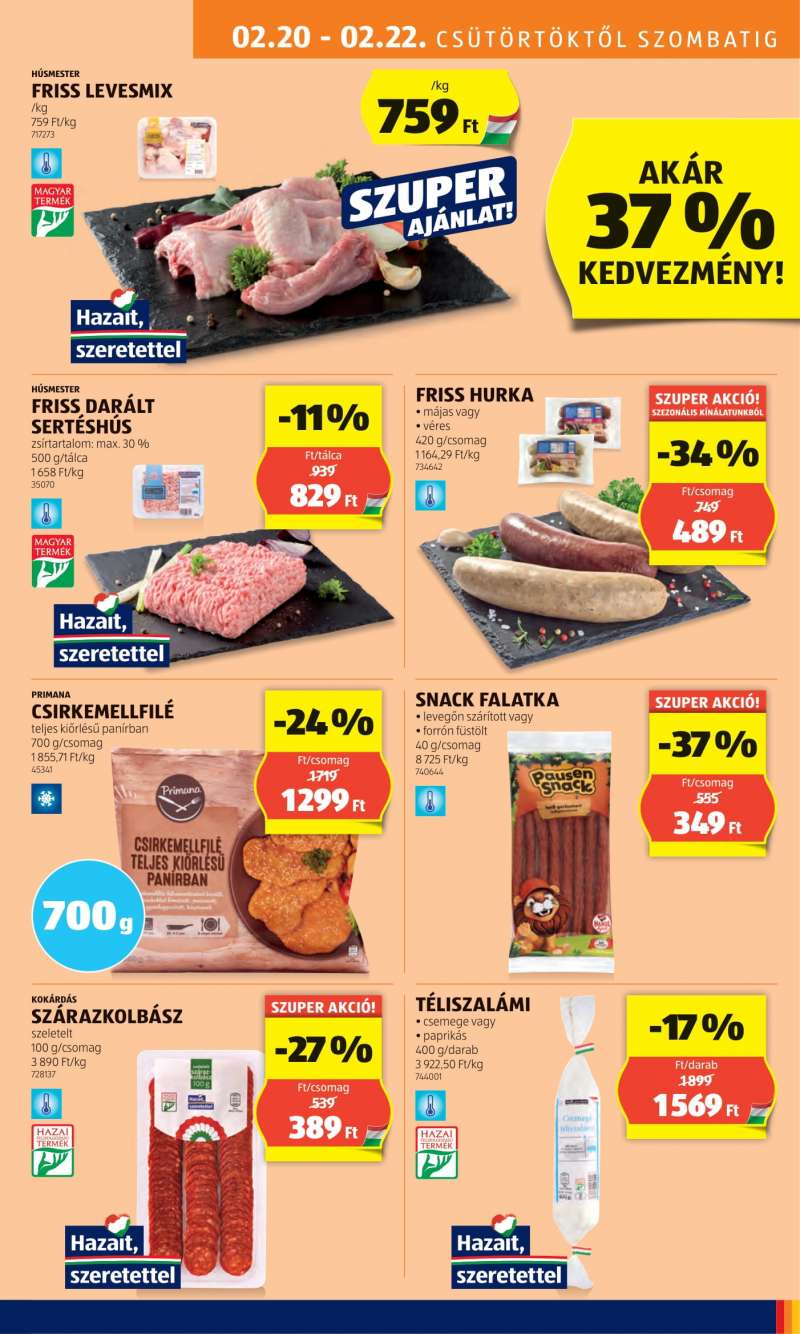 Aldi Akciós Újság 13 oldal