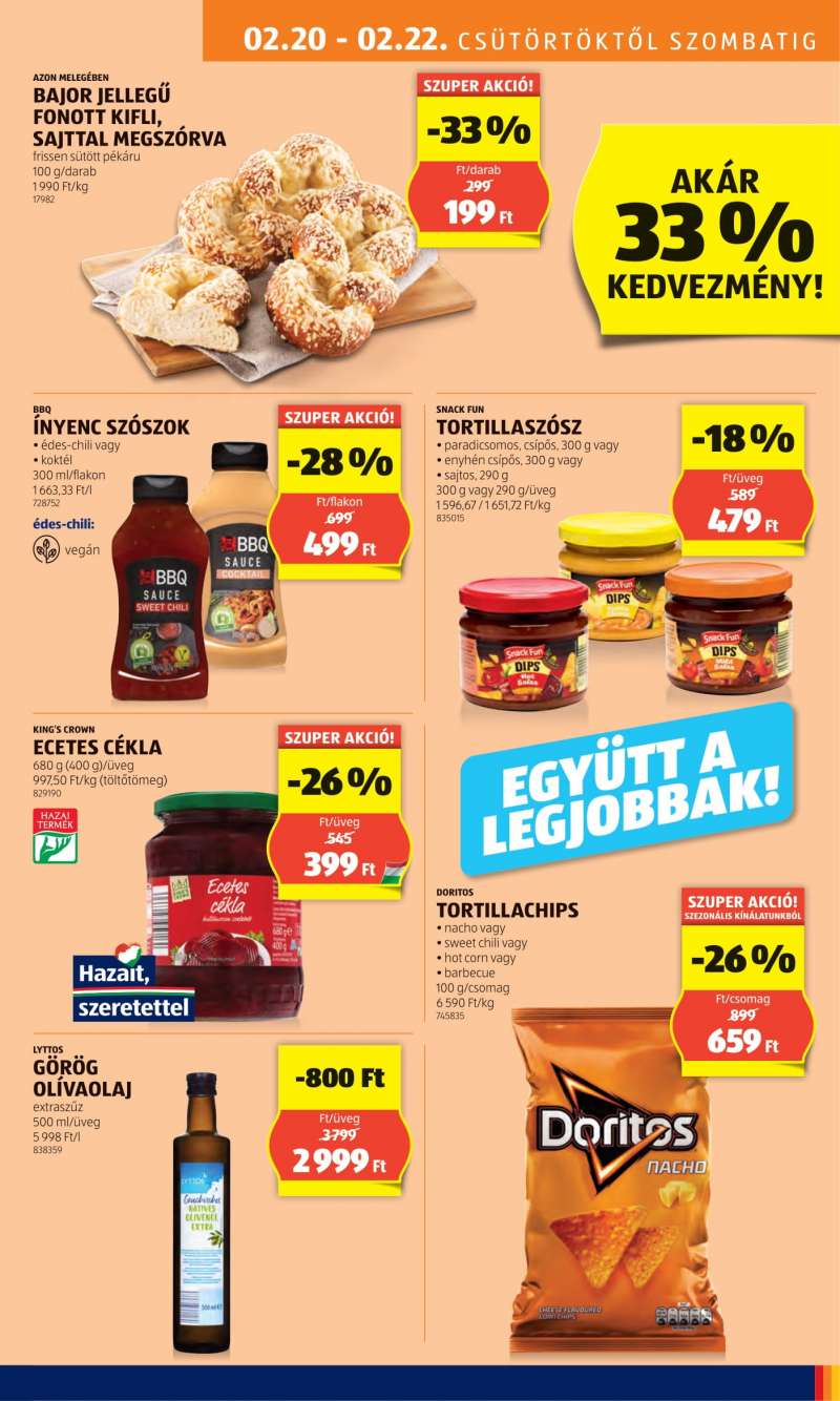 Aldi Akciós Újság 15 oldal