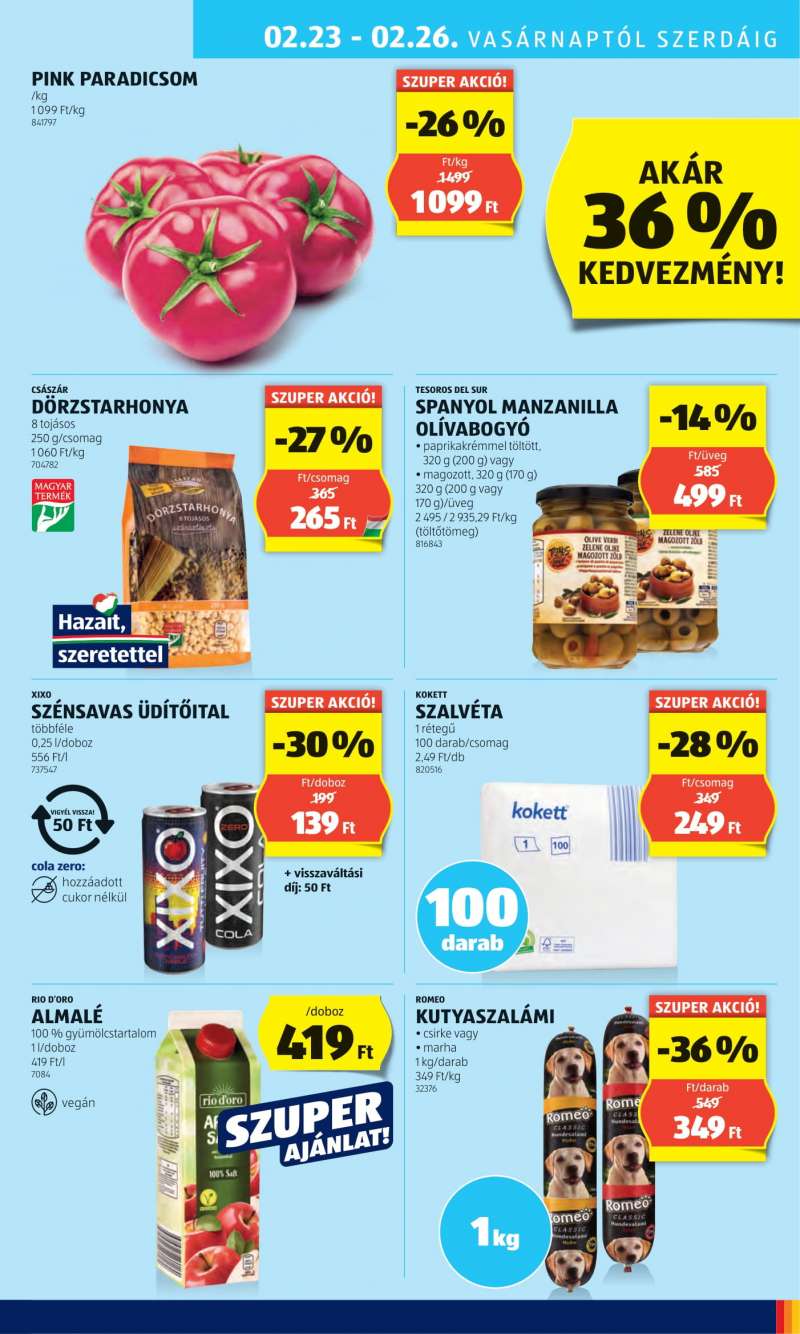 Aldi Akciós Újság 39 oldal