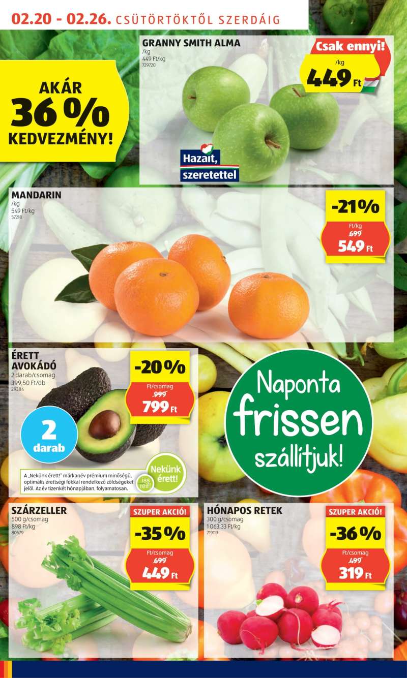 Aldi Akciós Újság 4 oldal