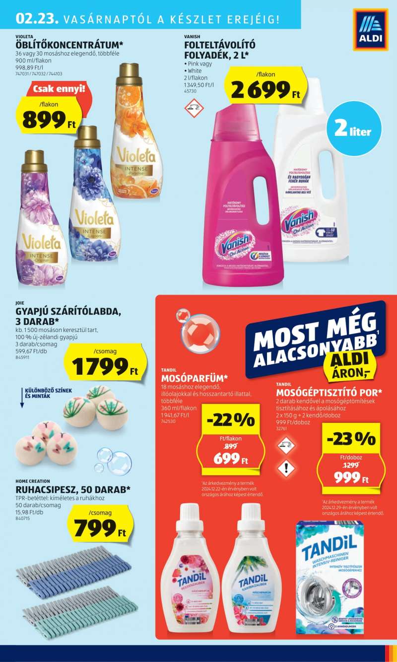 Aldi Akciós Újság 53 oldal