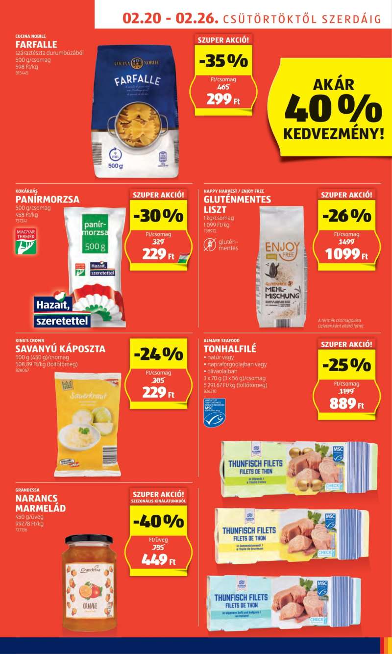 Aldi Akciós Újság 7 oldal