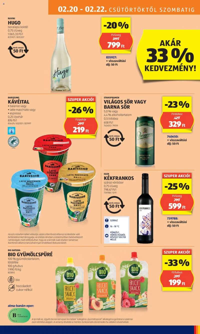 Aldi Akciós újság Aldi 17 oldal