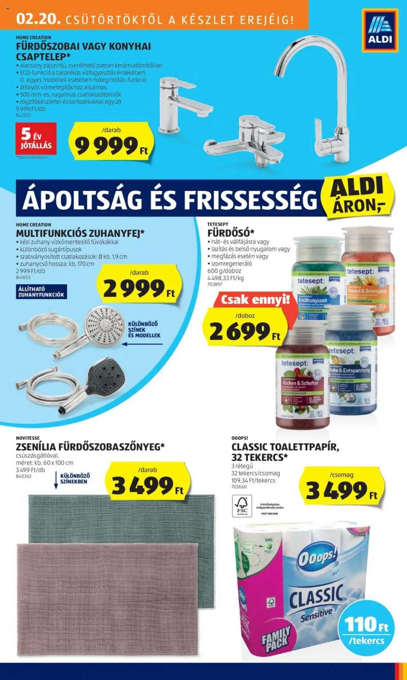 Aldi Akciós újság Aldi 31 oldal