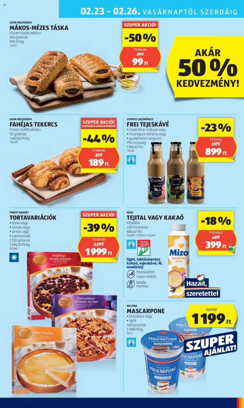 Aldi Akciós újság Aldi 37 oldal