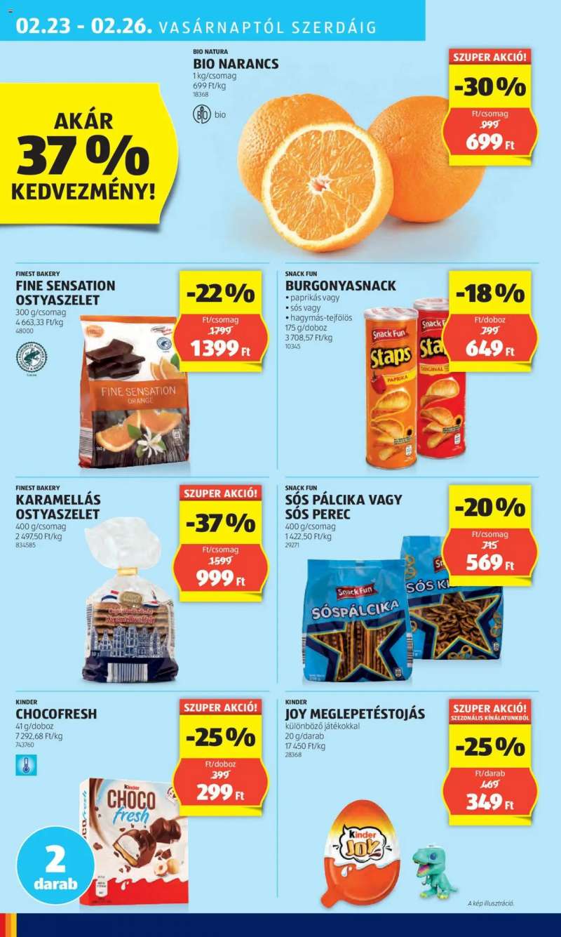 Aldi Akciós újság Aldi 38 oldal