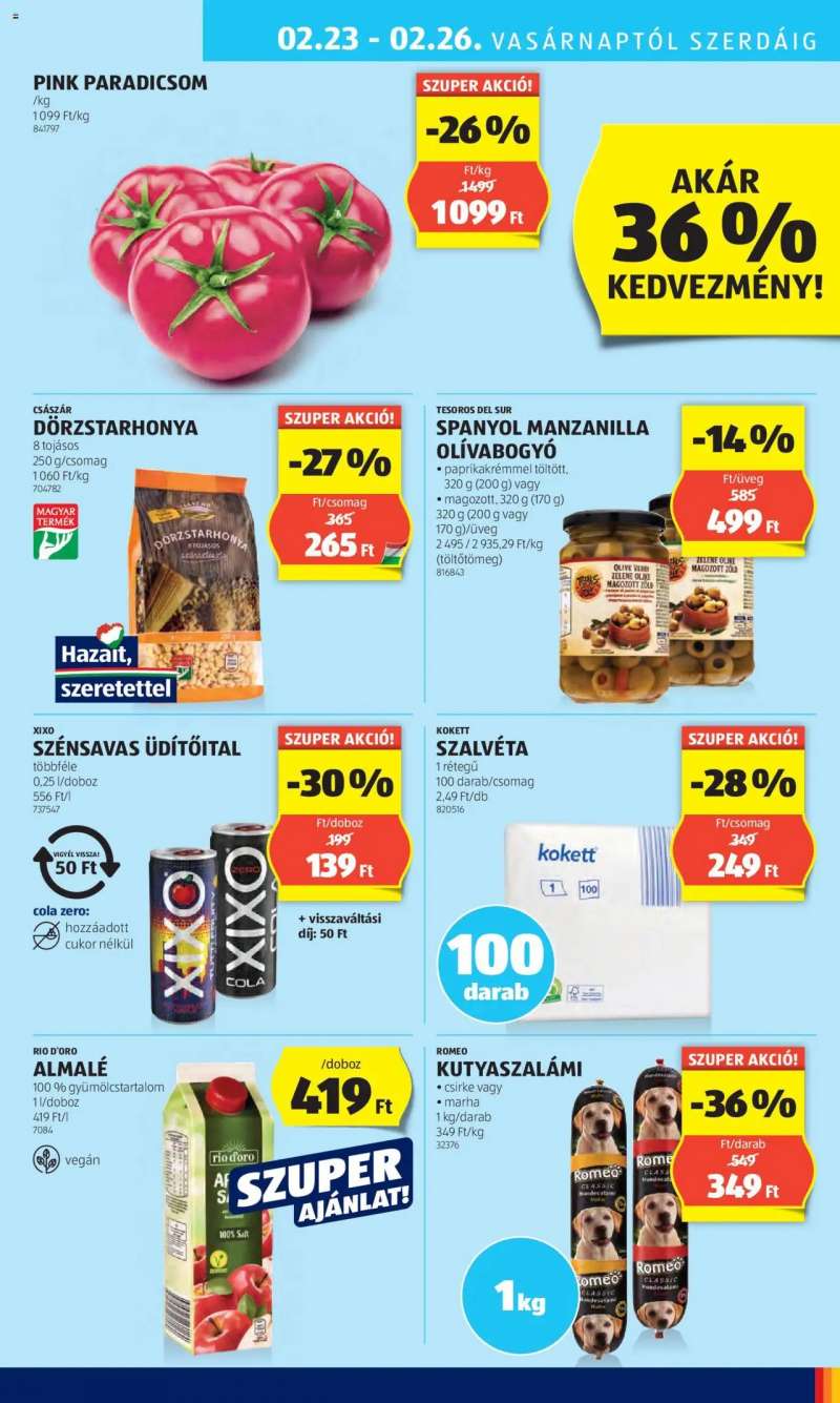 Aldi Akciós újság Aldi 39 oldal