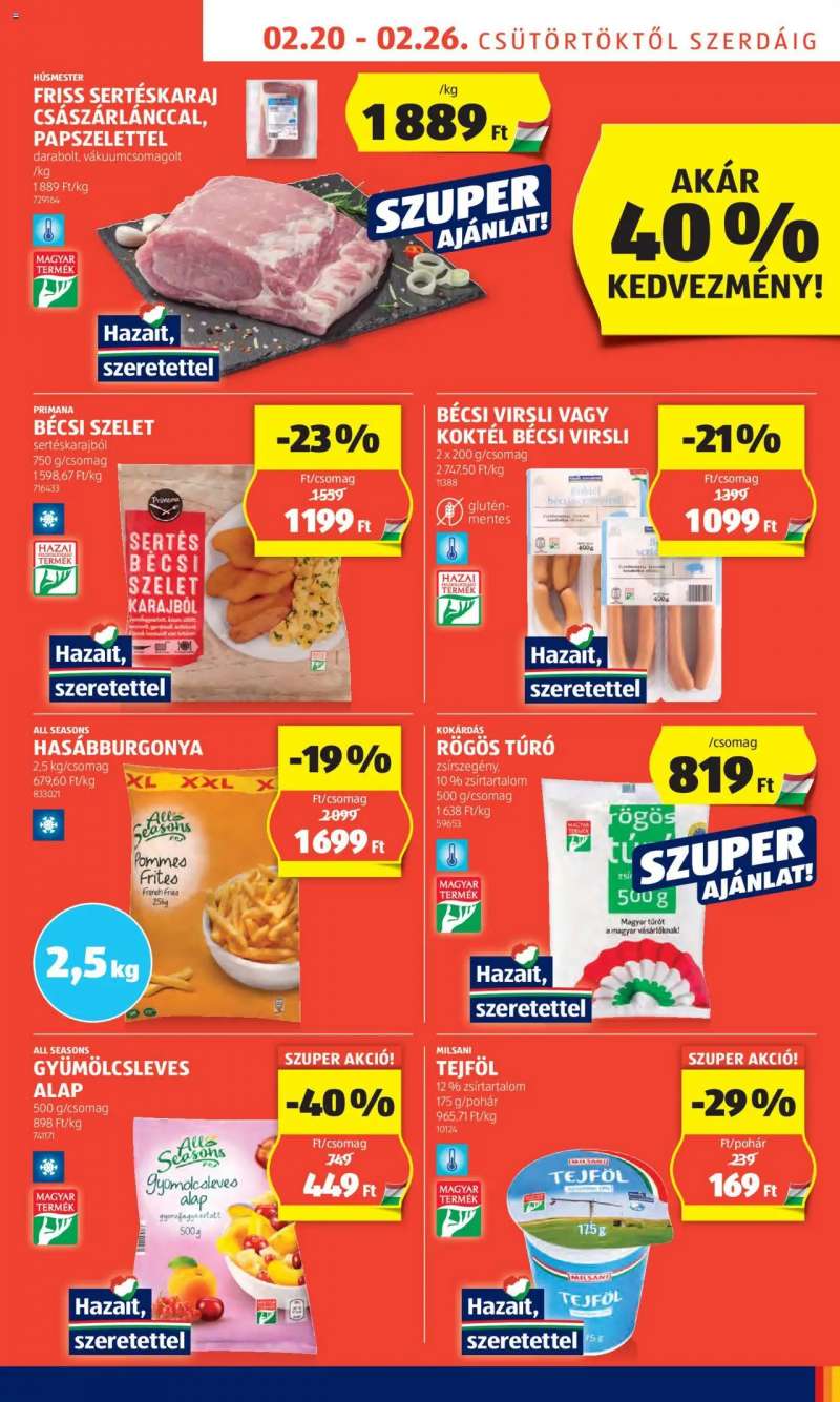 Aldi Akciós újság Aldi 5 oldal