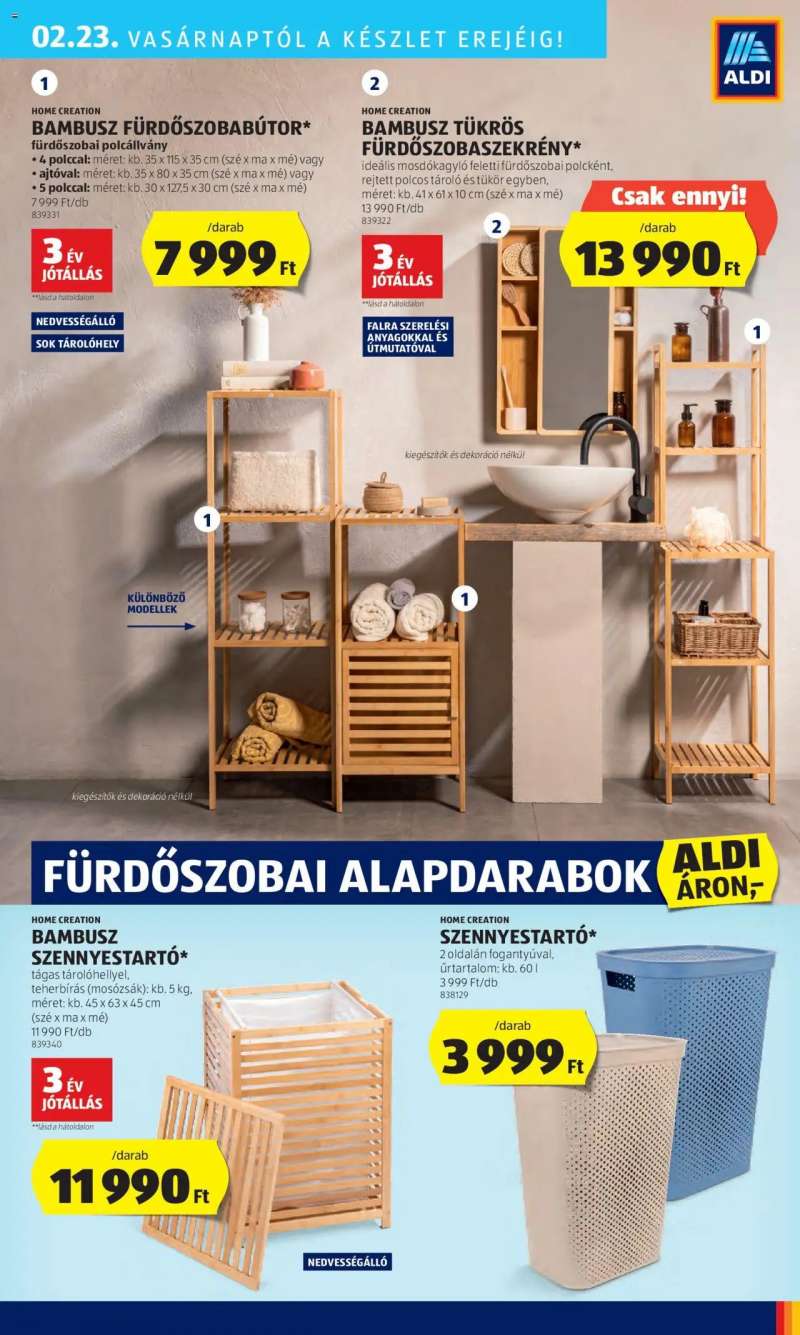 Aldi Akciós újság Aldi 51 oldal